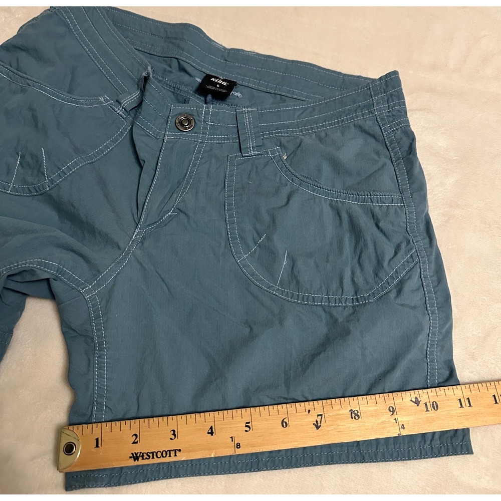 Kuhl Splash 5.5 Hiking Shorts Womens 6 Slate Blue Gray Cargo Utility Outdoor - Picture 16 of 16